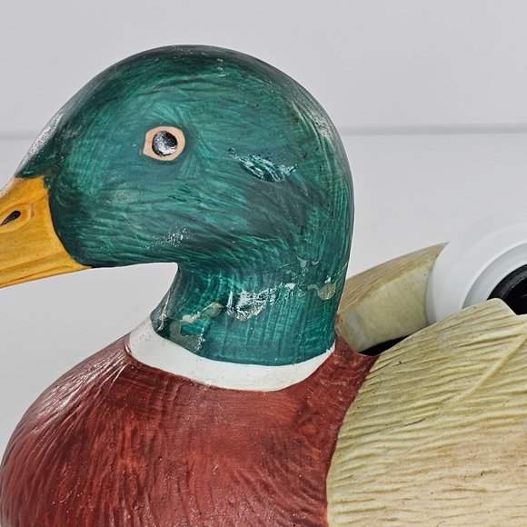 Vintage Mallard Duck Ceramic Tape Dispenser *Repaired* - Picture 9 of 10